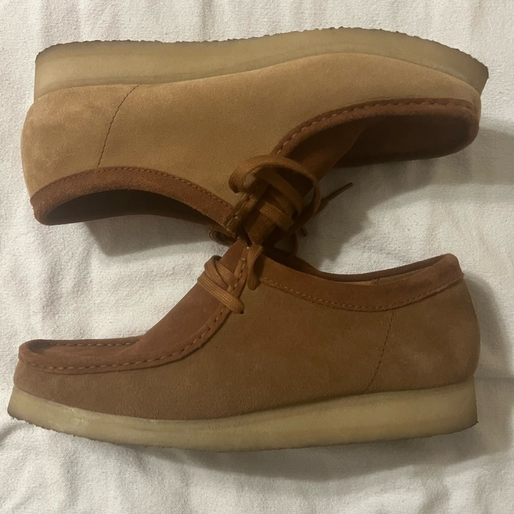 Clark Wallabee low cut boots 10D US